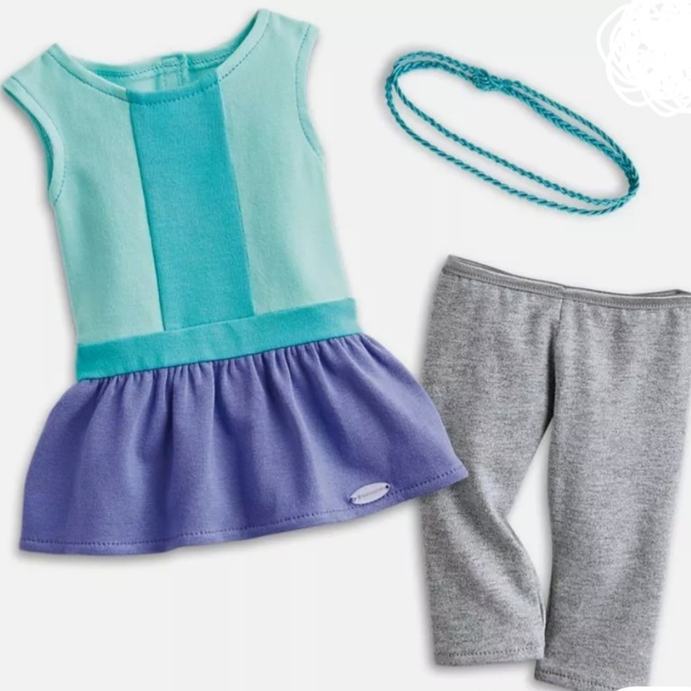 American Girl Doll Block Dress